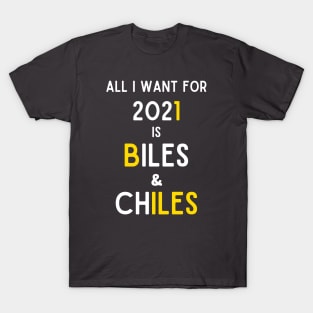 Biles and Chiles (no shorthand) T-Shirt